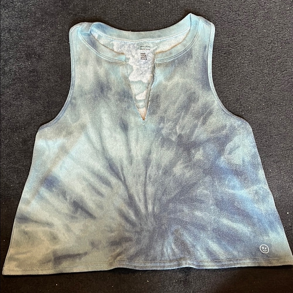Gilly Hicks Blue Gray Tank Top